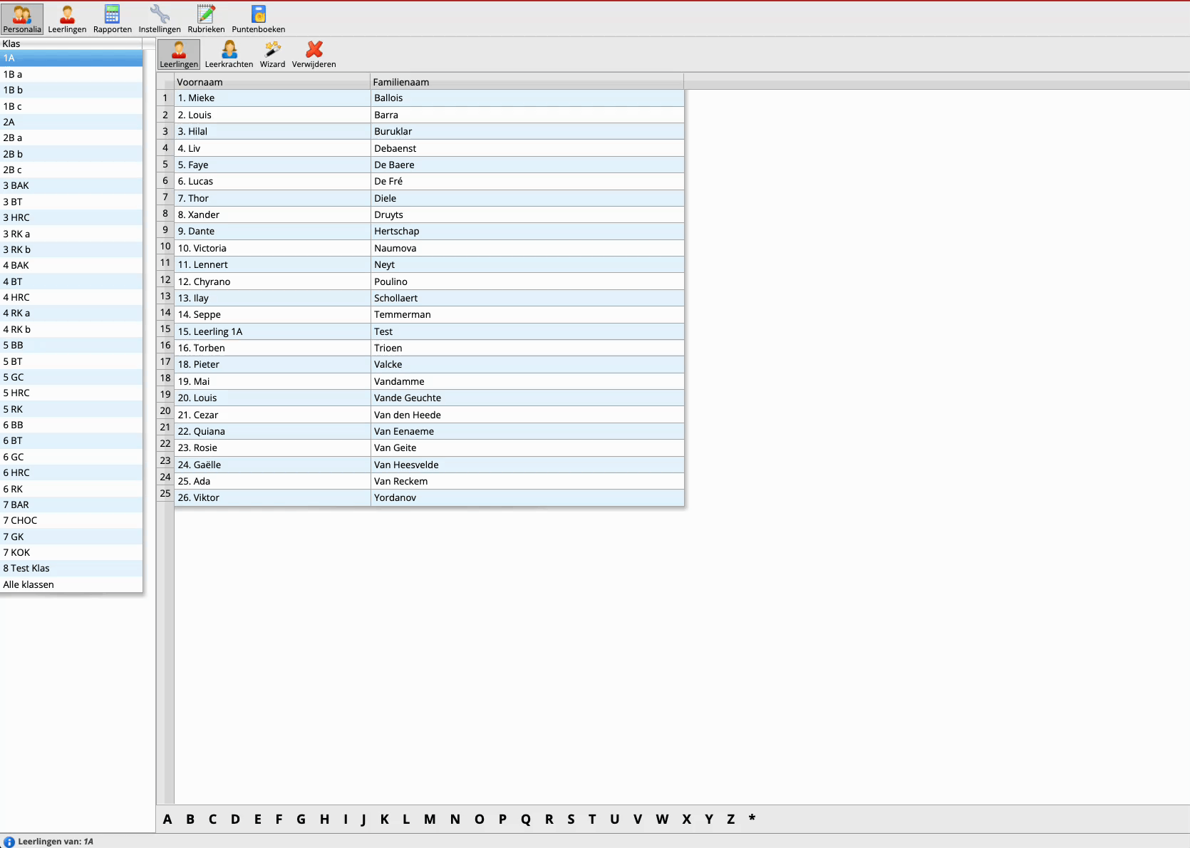 Skorebeheerders - synchronisatie personeel